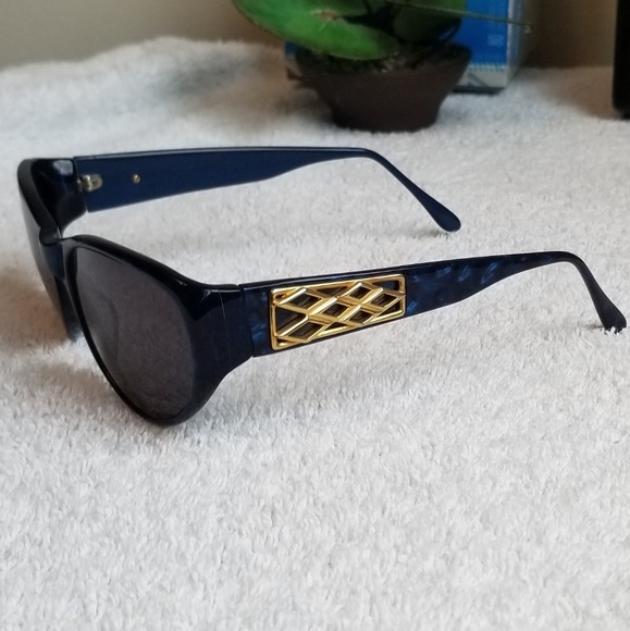 Blue 80's Karen Walker Sunglasses - Picture 5 of 8